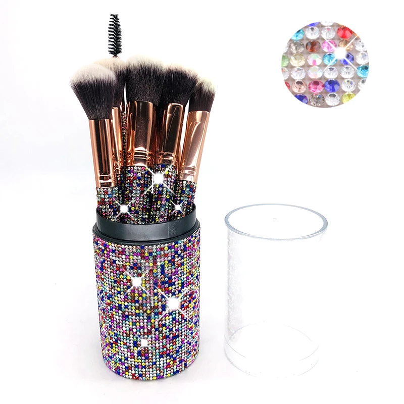 

Professional Mixer Color Makeup Brush Set 10pcs Makeup Brushes Foundation Eyeshadow Contour Cosmetics