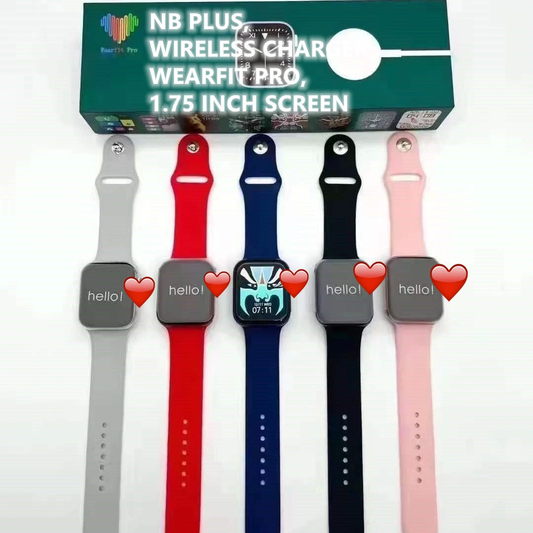 

Nb Plus Smartwatch Reloj Inteligente wearfit pro app 1.75 full screen Heart Rate Monitor Smart Watch Nb Plus