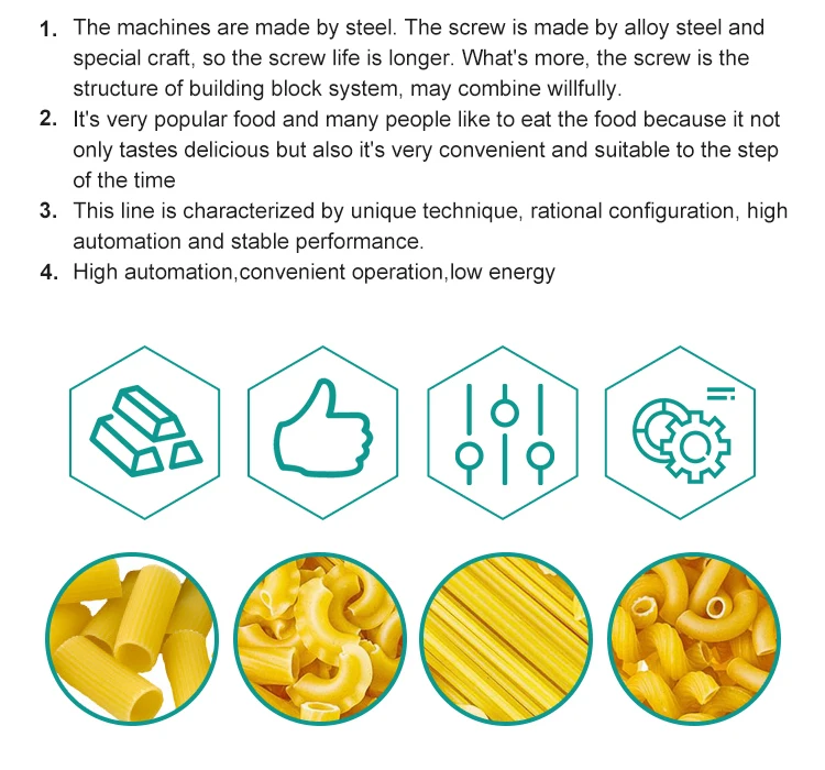Automatic Pasta Macaroni Making Machine