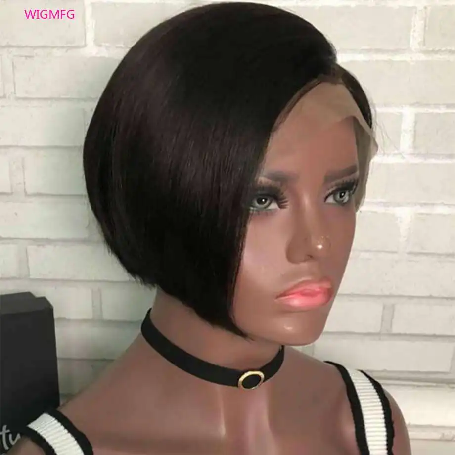 

8-20inch Bob Wigs Human Hair 13*4 Lace Front Wigs For Black Women