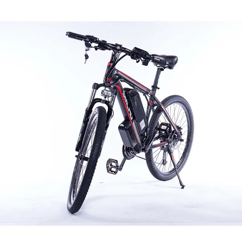 

Real Fashionable Electric Bicycle High Quality Electric Bicycle Price Fitness 26 Inch Bicycle Electric Bike, Black white red