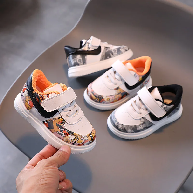 

Baby Shoes 2021 Spring Fashionable New Printed Design Children's Casual Shoes Baby Sport Shoes