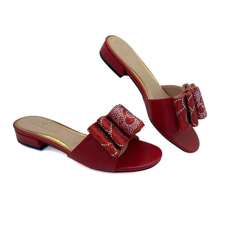 

summer ladies beautiful rubber flat slippers sandals