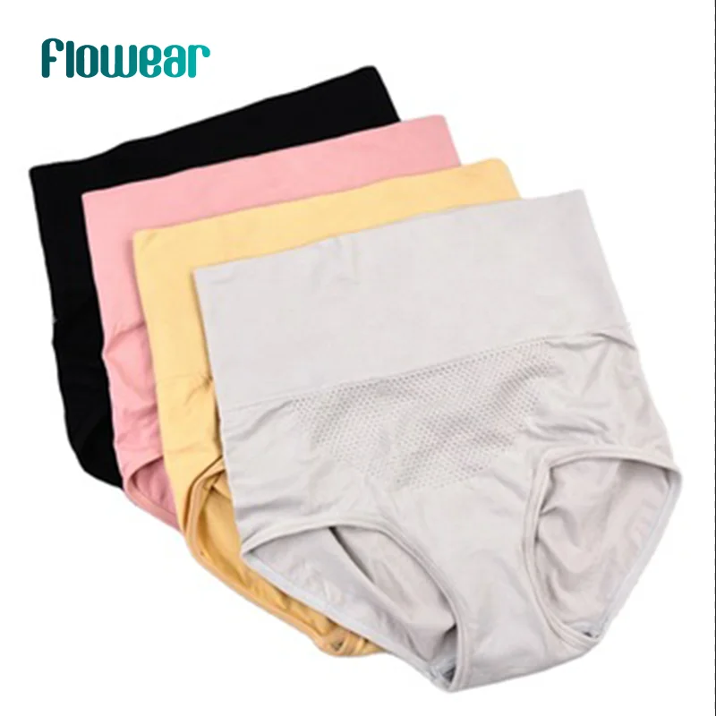 

women body shaper high waist underwear postpartum panties, Black