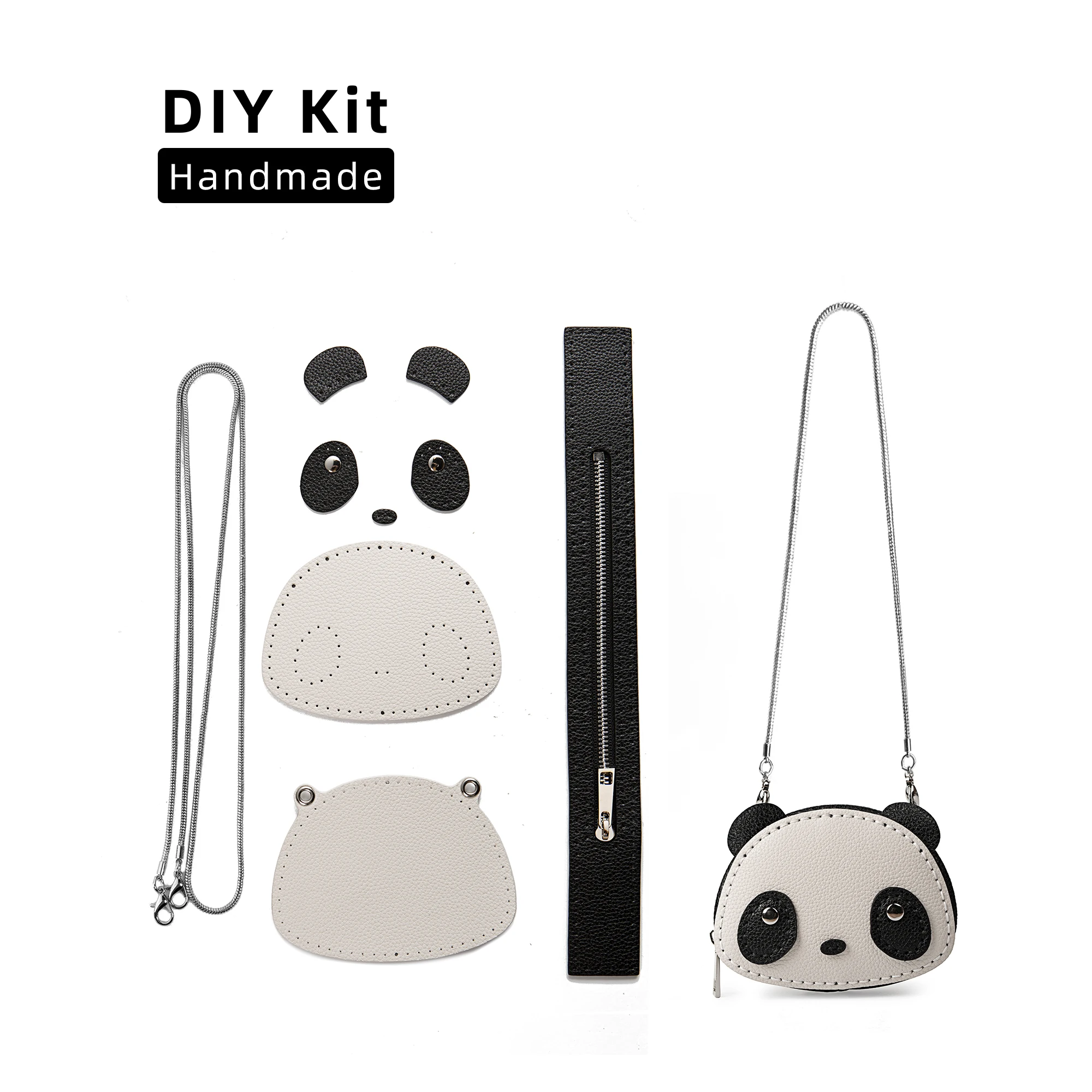 

DIY Sewing Kit Leather shoulder bag Purse with All Accessories DIY Craft Shoulder Bags Accessories Kits for Kids and Adults