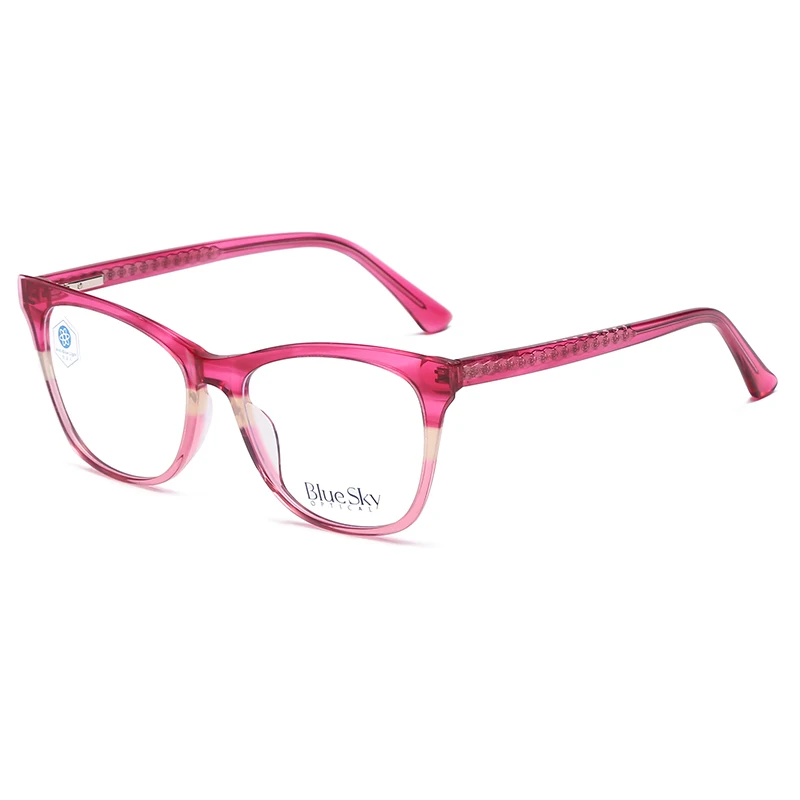 

2020 New Product Multicolored Red Acetate Optical Frame Eyewear Eyeglasses