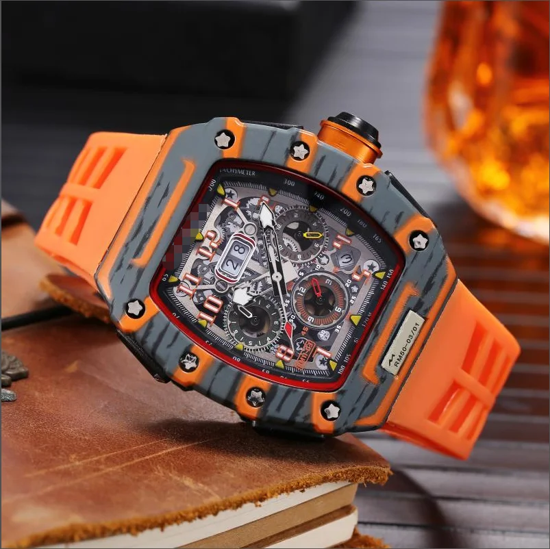 

2021 RM top watch brand quartz watch men's luxury brand watch