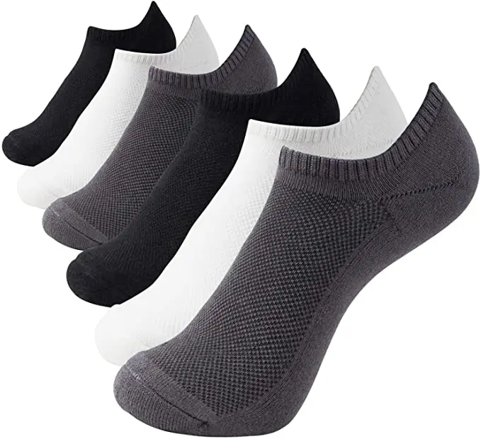 

Ultra Soft Athletic Bamboo Socks For Women and Men Toe No Show Casual Non-Slip Socks, Custom color