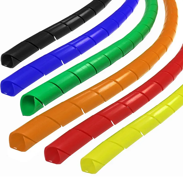 Spiral Wrapping Bands Polyethylene Flexible Plastic Spiral Hose Cable