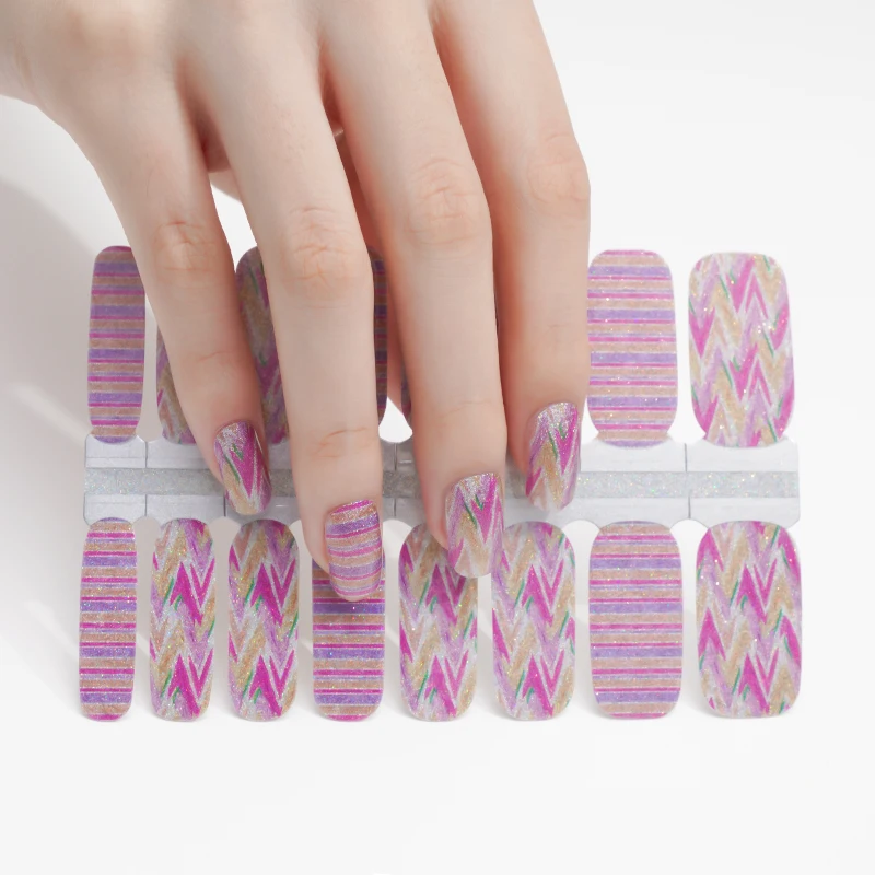 

Wholesale Custom Nail Wraps nail art decoration sticker nail sticker real nail polish nail strips