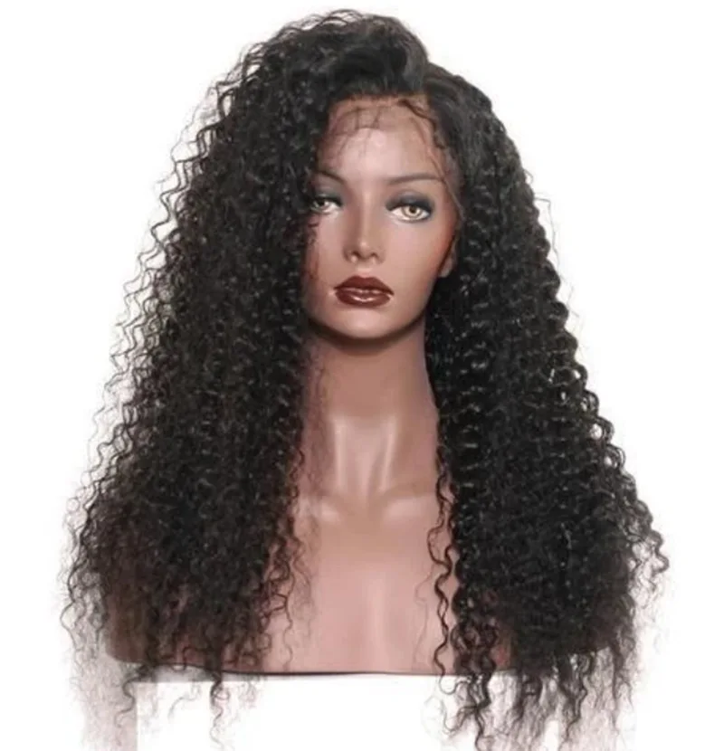 

Wholesale Cheap Curly 25.5 inches Synthetic Human Hair Full Lace Wig