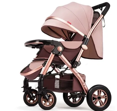 

Chinese Supplier Directly Sale Luxury Baby Doll Stroller High View Baby Pram Carrier Custom OEM Customized Frame Logo