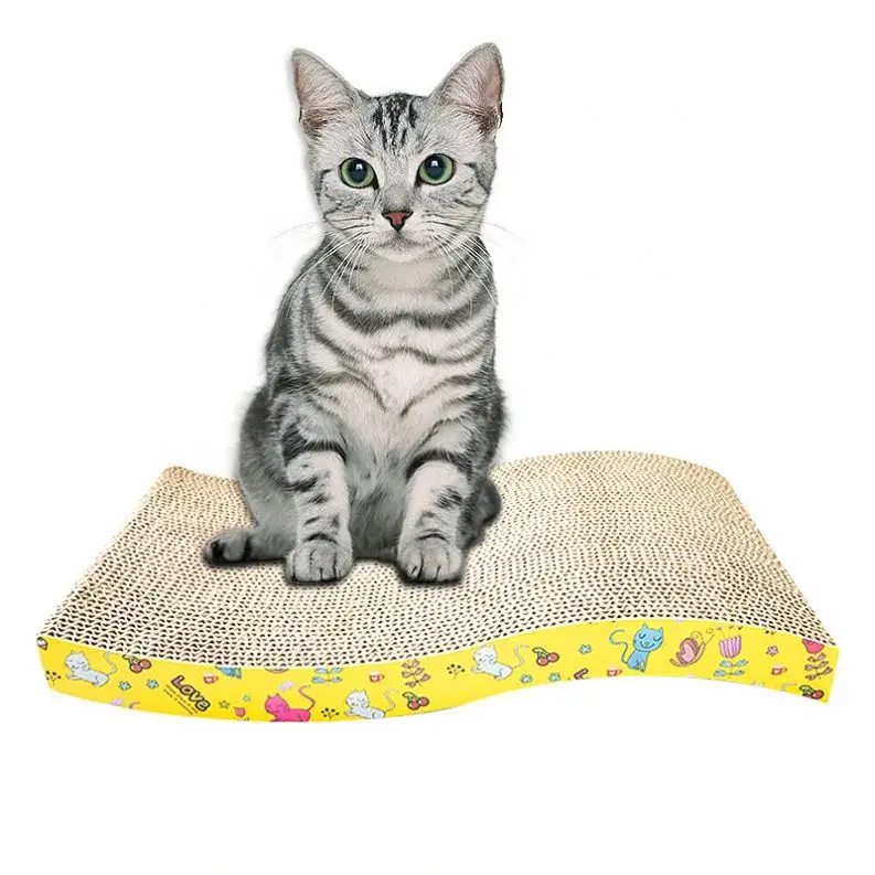 

Multi-style Straight Board cat Interactive Game Scratching Board Rest Sleeping Pet Nest, Photo