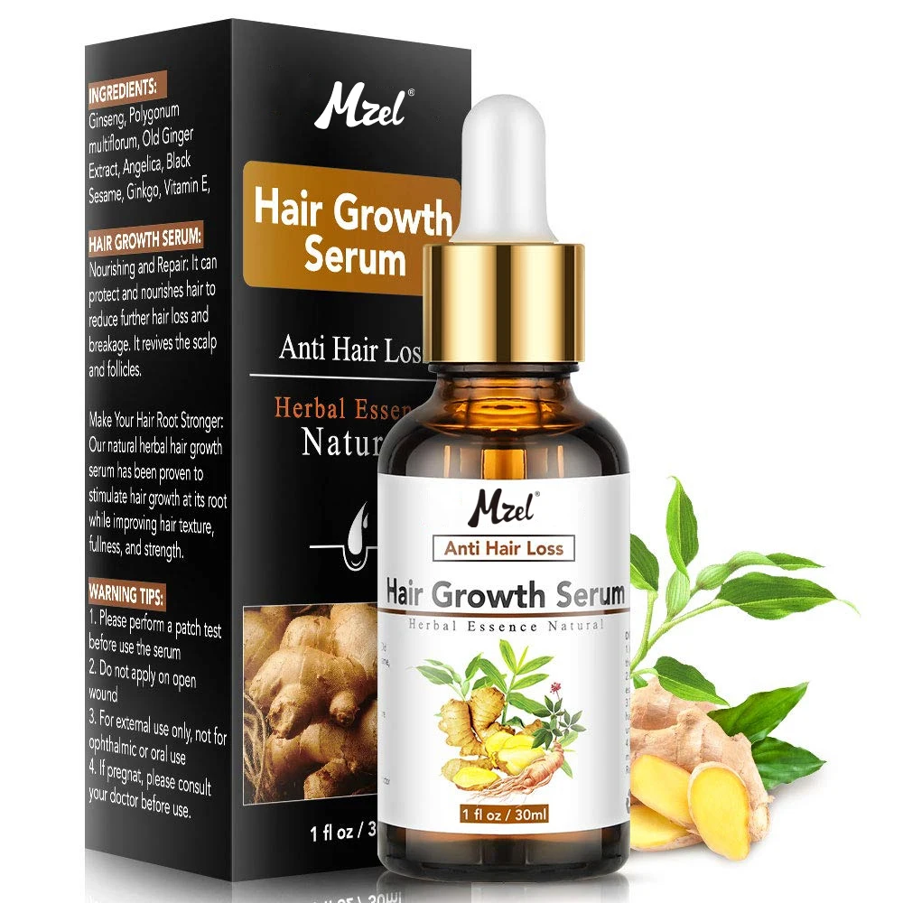 

OEM Private Label Natural Organic Herbal Anti Hair Loss Boosting Fast Hair Growth Serum Oil