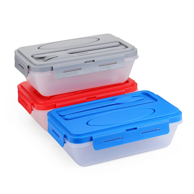 

FREE SAMPLE Eco Salad Box Wholesale Food Grade Plastic Children Bento Box Microwave Food Lunch Box For Kids Officer Picnic