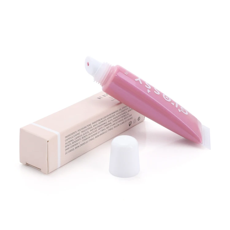 

wholesale high quality squeeze lip gloss clear vegan natural organic plump vitamin lip gloss