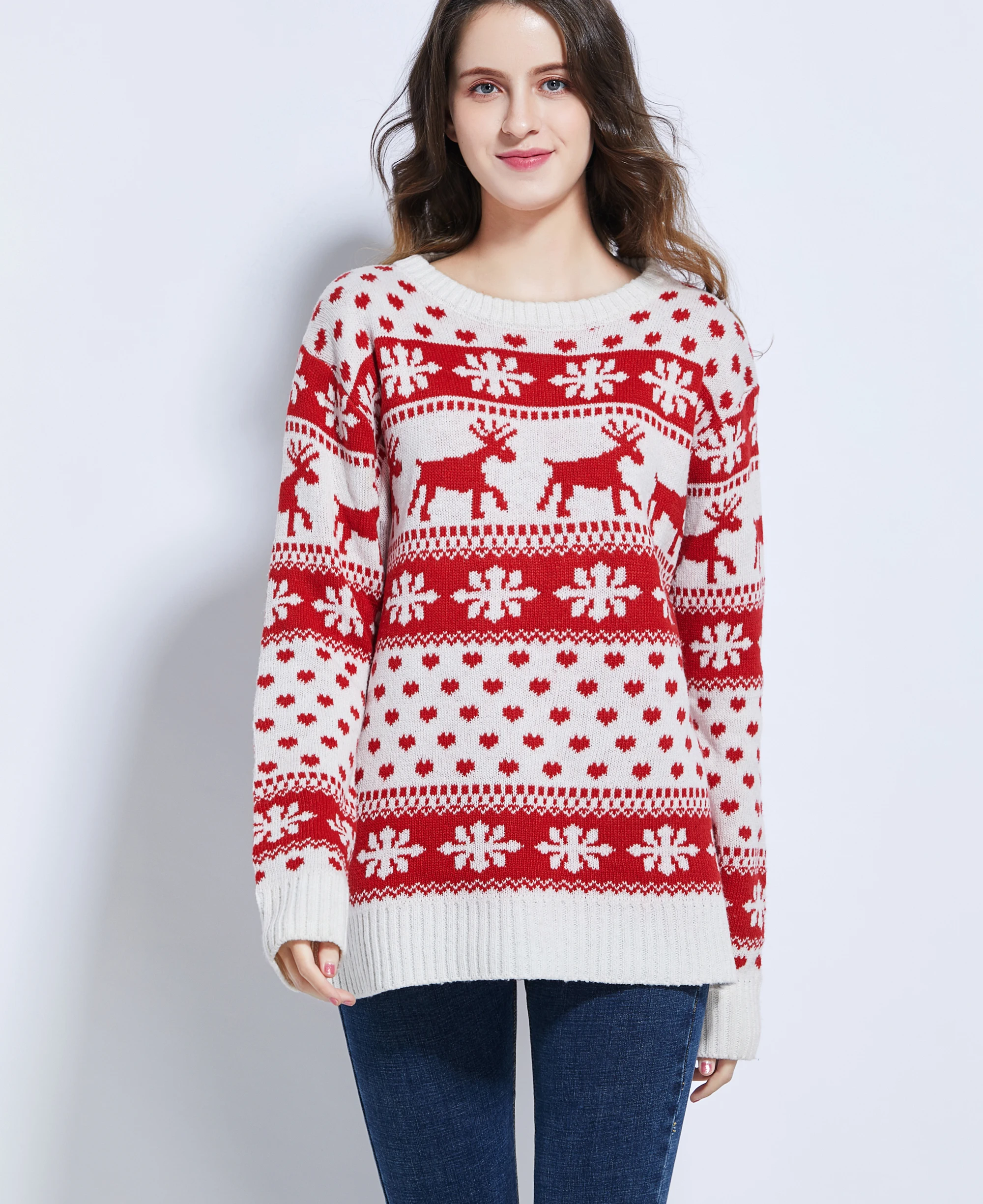 

custom ladies kids ugly christmas sweater led knit