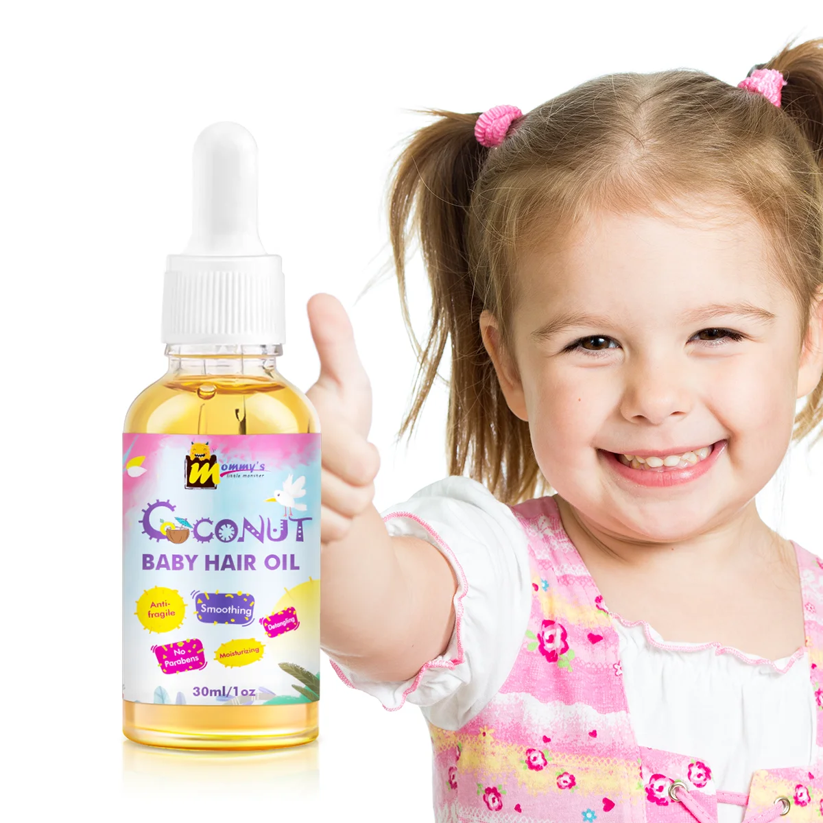 

MOMMY'S LITTLE MONSTER kids sultfate free coconut hair growth oil for hair growth and Scalp Nourish