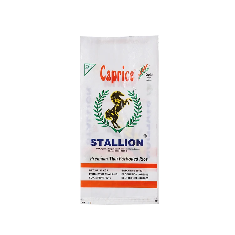 
Color Printing Custom Rice Packing Bopp PP Woven Bag 