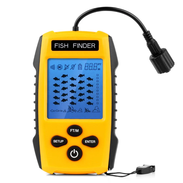 

Hot Selling 100m Portable Lcd Fish Finder With Sonar Sensor Fishing Accessory High Quality Fishing Fish Finder