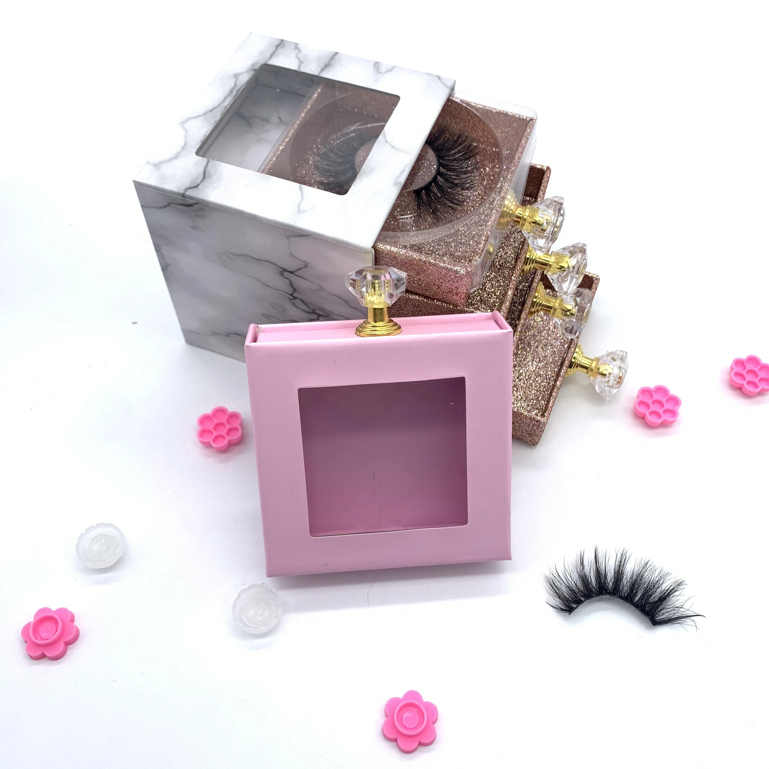 

zz beauty eyelash vendor customized boxes 3d mink eyelashes vendor full strip lashes