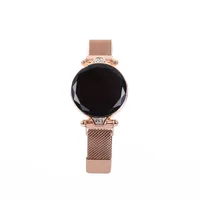 

YW35 2020 fashion round touch screen magnetic bracelet watch women ladies Watch