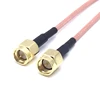 Customized Product RF Coaxial Jumper Cable RG405 Seimi Steel Pigtail Cable SMA Cable Assembly