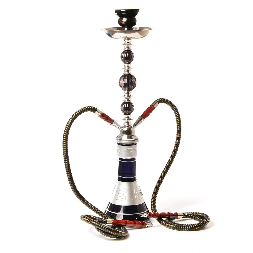 

China factory big smoke alpha double-barrelled sheesha hookah, As picture show