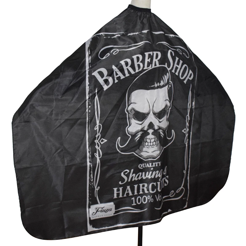 

New fashion smooth haircut cape perming dyeing barber shop accessory wholesale, Black