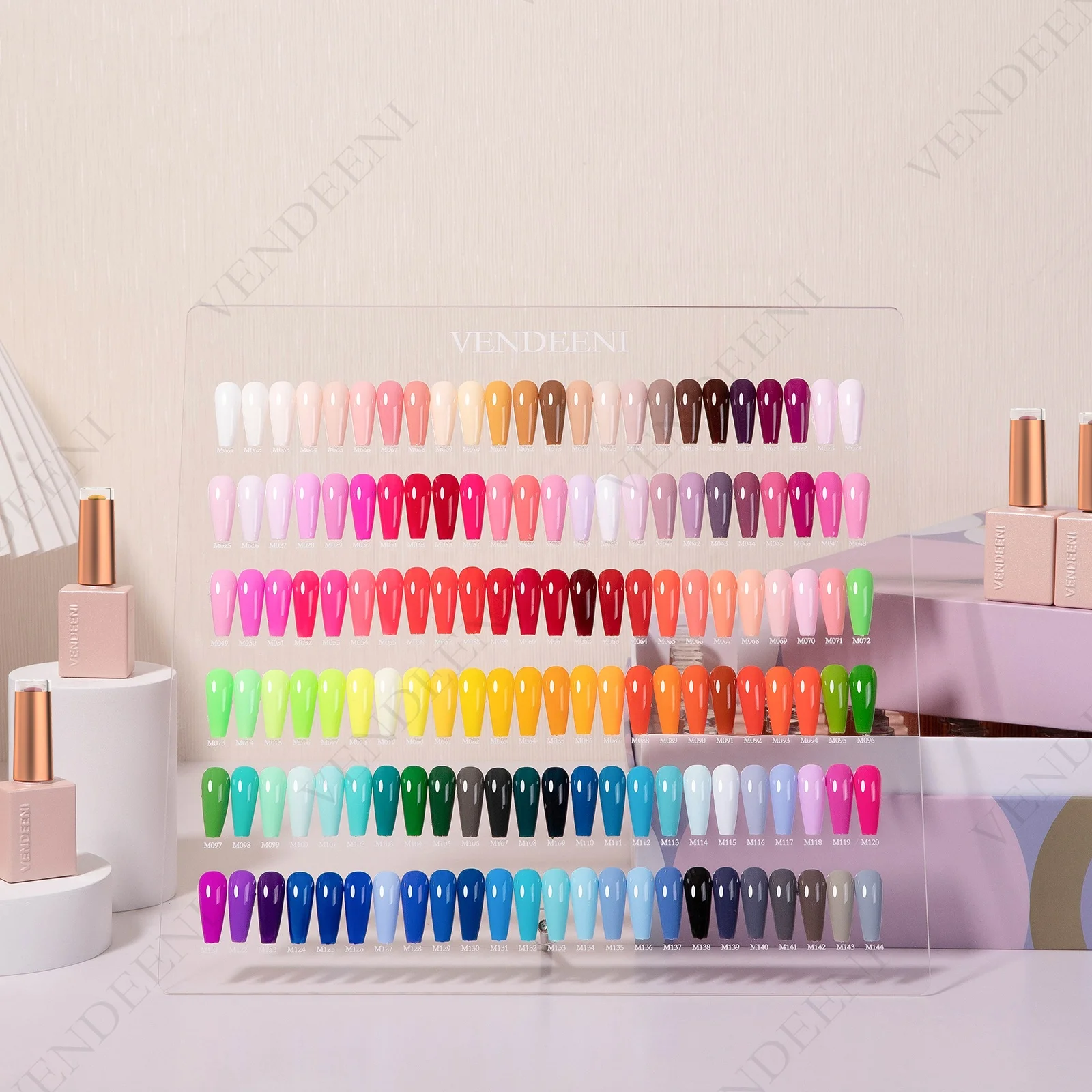 

High Grade OEM 144 Neon colors Kit Nail Salons Products Gel Polish Sets No Smell No Harm Gel Nail Polish For Sale