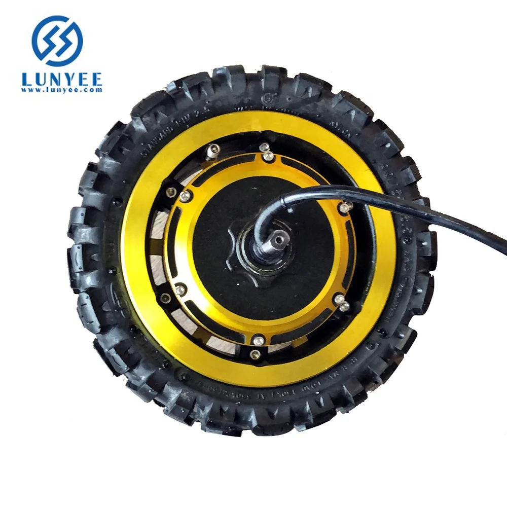 

11 inch Gold color 60V 3000W 65km/h fast speed Scooter hub Motor Electric Motorcycle Bicicleta Electrica Accessories