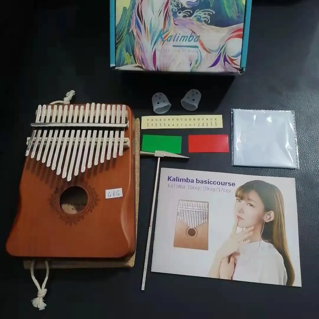 

Factory Wholesale Elegant Kalimba 17 Key Musical Instrument Thumb, Kalimba For Sale, Wooden