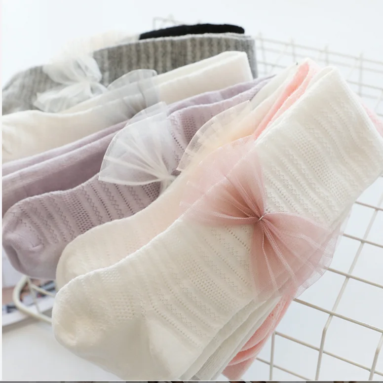 

Newborn Baby Tights Toddler Infant Kids Girls Tights Cotton bowknot Pantyhose Child hosiery Baby Stockings, Colors