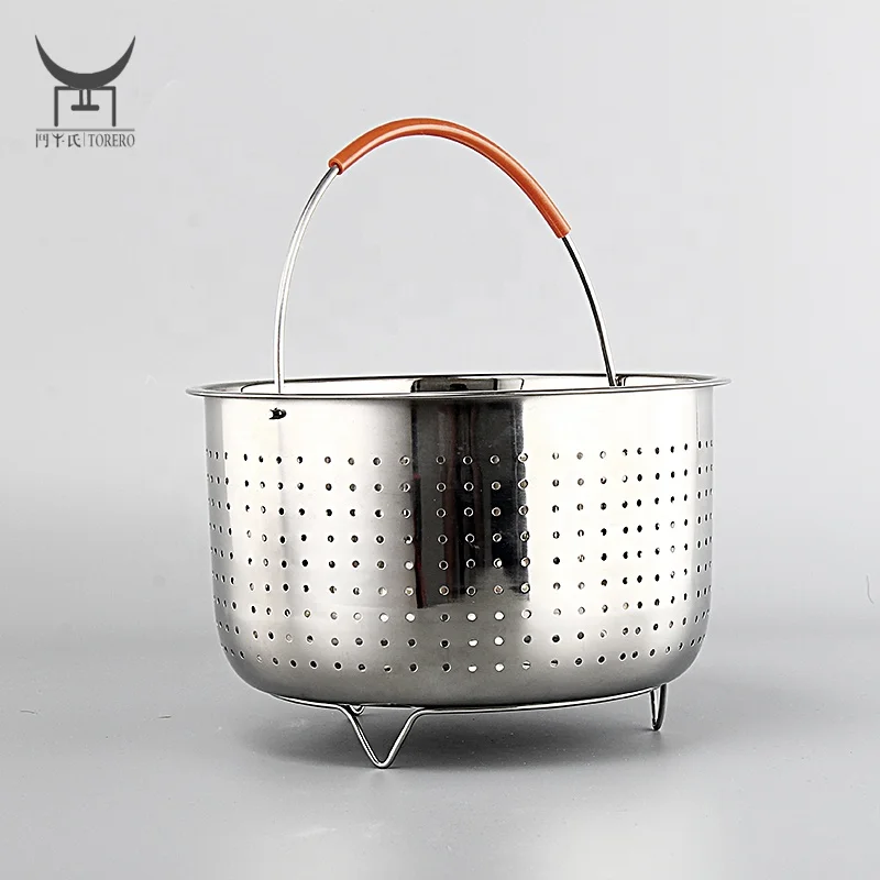 

Factory Supply Food Grade 304 Stainless Steel Colander Kitchen Accessories Stainless Steel Strainer