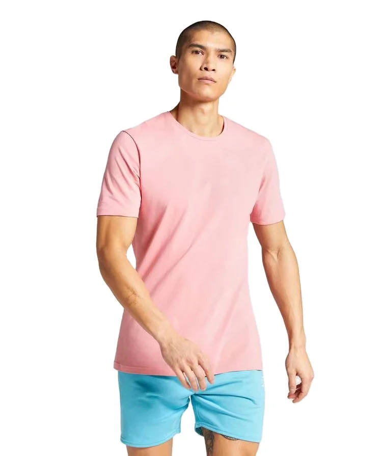 

New men's fitness T-shirt 2021 new 3D short sleeve sports outdoor T-shirt oversized T-shirt fitness slim fit, Pink, light gray, black, white