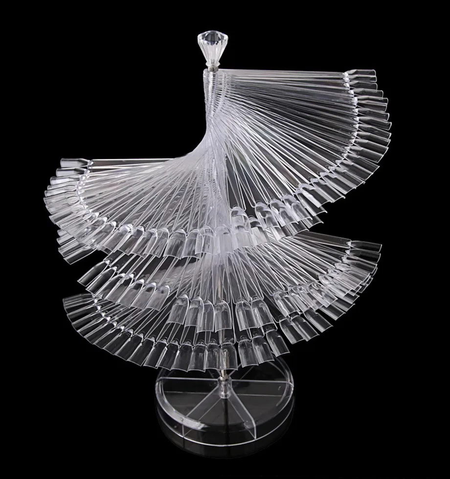 

120pcs Spiral Display Shelf for UV Gel Nail Polish Color Chart Clear Polish Showing Tools Nail Tips Sticks Display Stand