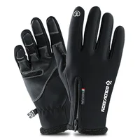 

Men Waterproof Black Riding Warm Racing Gloves Men Ski Glove for Winter