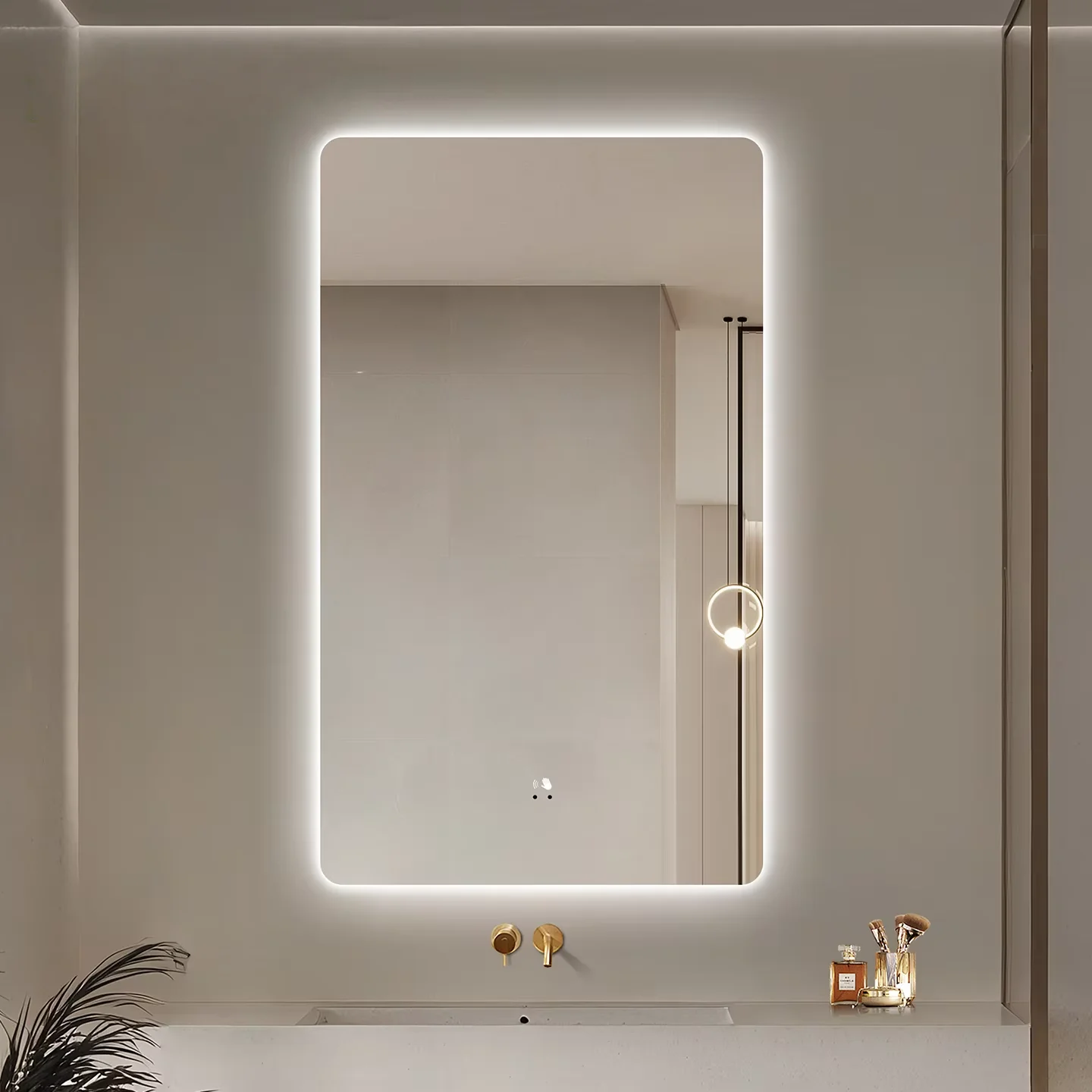 Modern Smart LED Lighted Bathroom Vanity