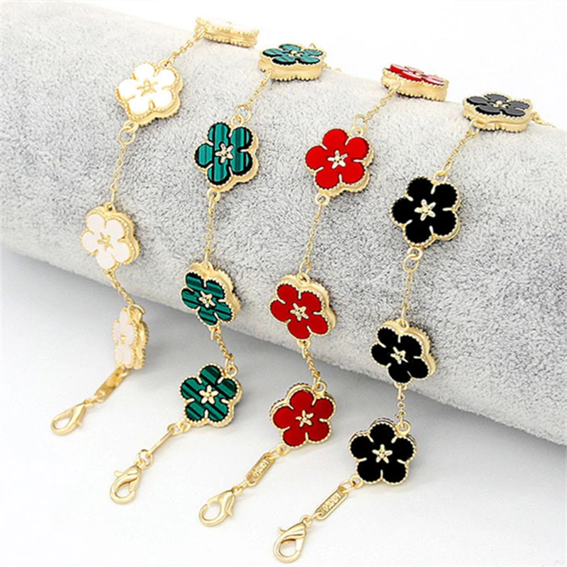 

Hot Sale New Arrivals Fashion Jewelry Gold Plated Plum Bracelet Accessories for Women