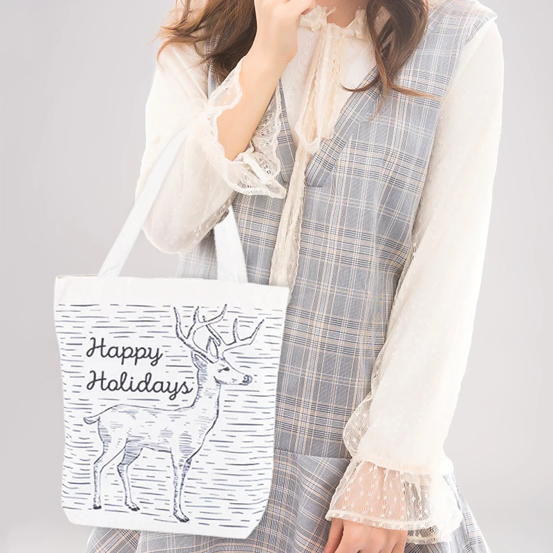

13.8*14.6*3.9 Canvas Shopping Reusable Bags Packing Cloth Accept Customized Logo Tote Cotton Bag, Customized color
