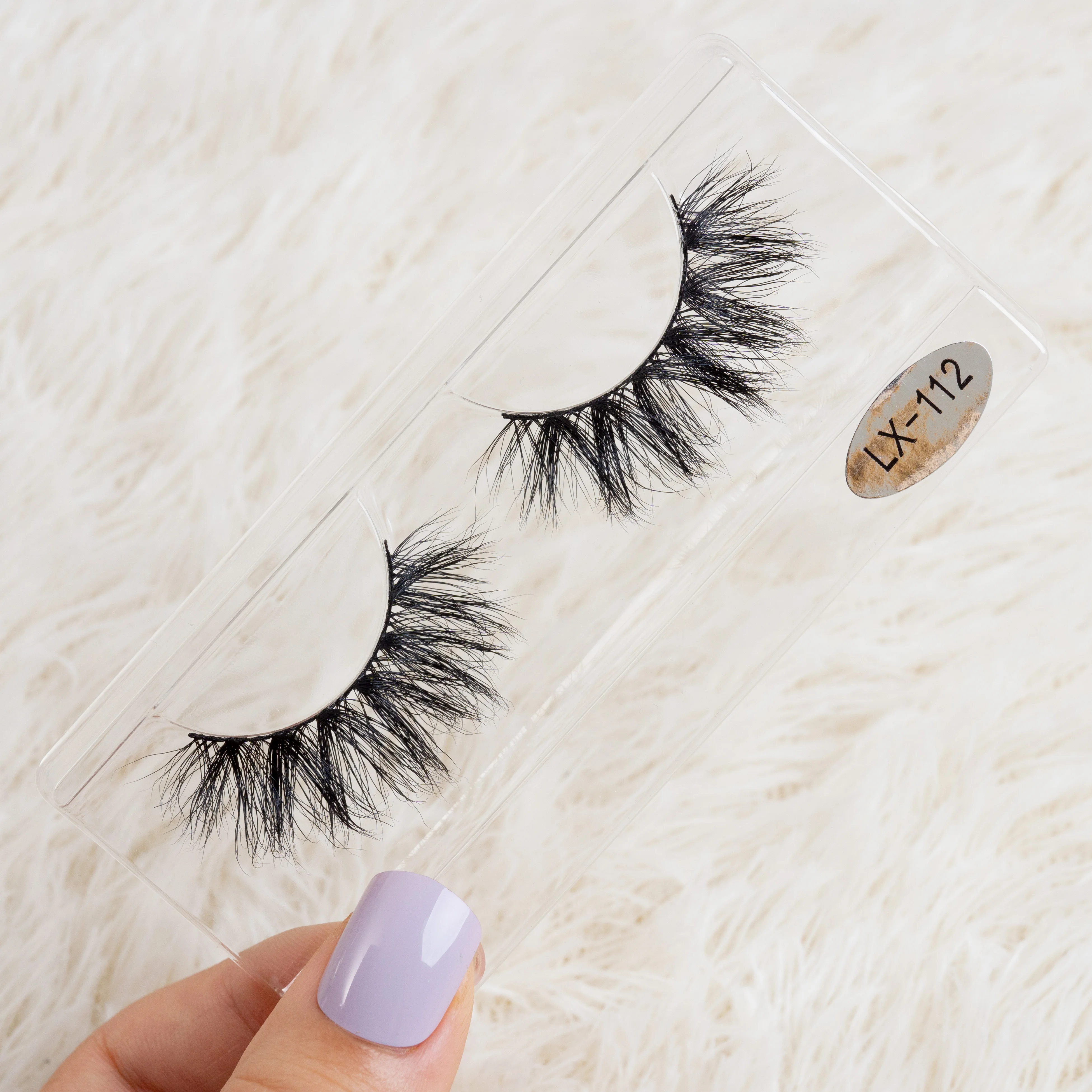 

100% mink 3d lashes vendor 20mm flexible and thin vendor, Black color, colorful color also available