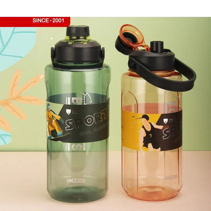 

55oz 72oz Bpa Free Wholesale Tritan Reusable Plastic Sports Water Bottle with Wide Mouth Lid