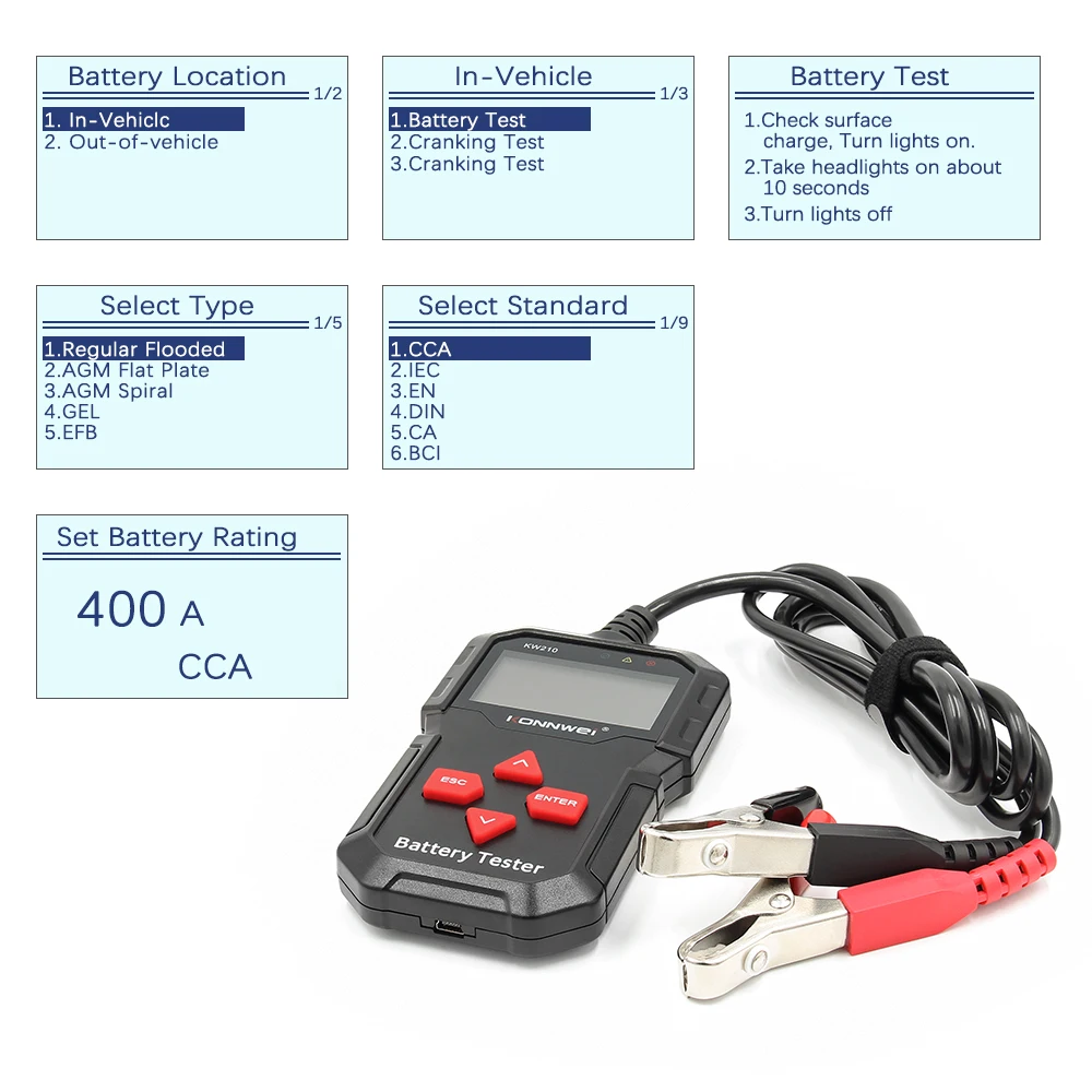 car battery surface charge