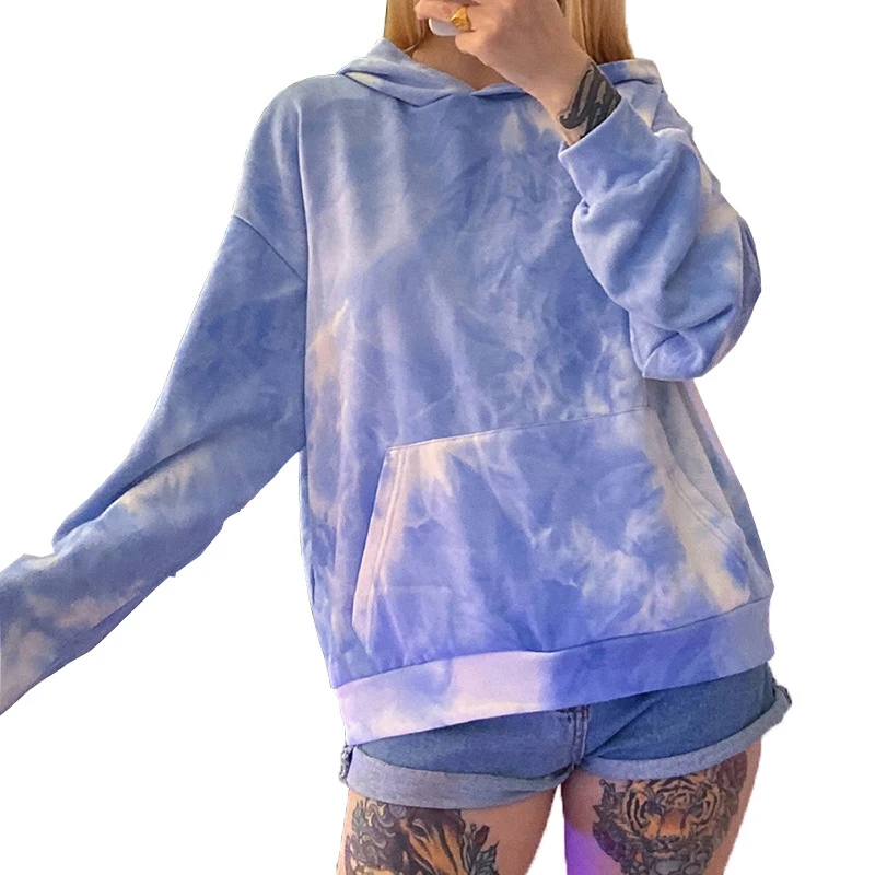 

High Quality Oversized Top Custom Logo plain Hoodie Womens