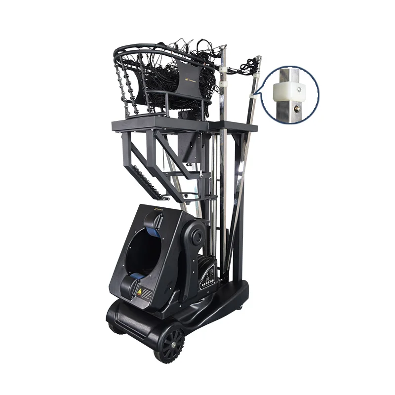 

New high quality basketball shooting machine, Black&yellow