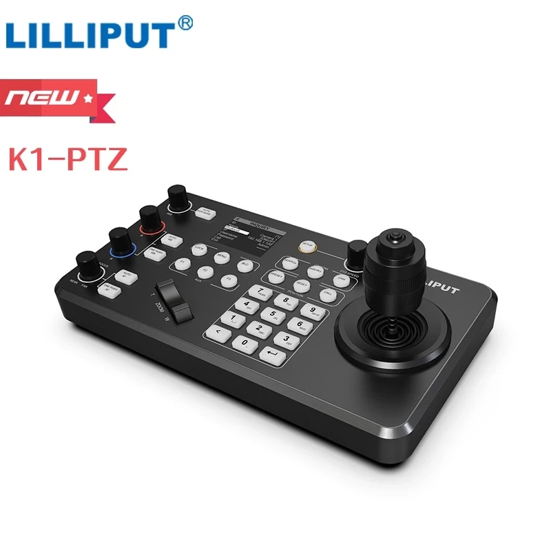 

Lilliput Professinal K1 PTZ Camera Joystick Controller Pan Tilt Zoom with LCD Monitor POE For PTZ cameras IP Camera