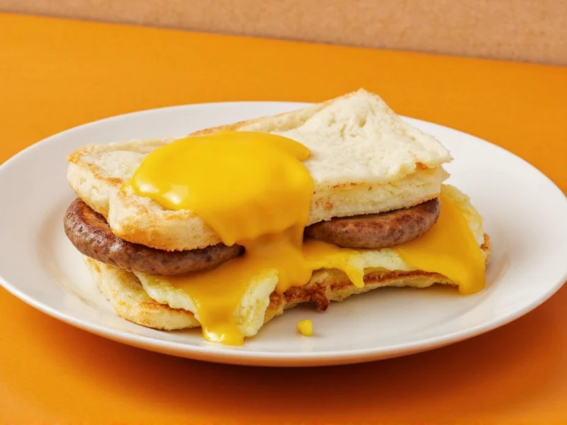 sausage egg and cheese mcgriddle