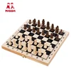 Hot Selling Handmade Checker Foldable Play Classic Board Game Wooden Chess Set
