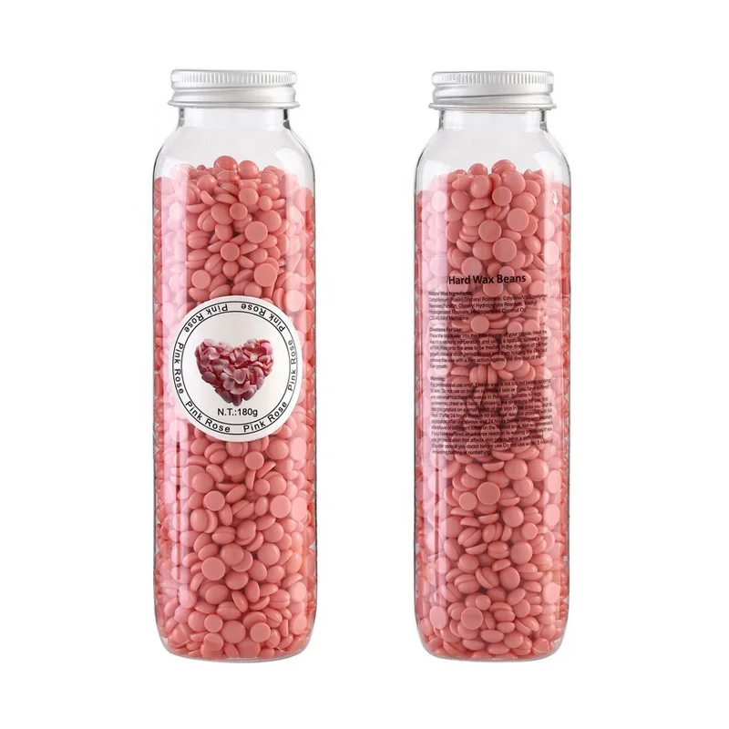 

180g Hot Sell wholesale pink rose wax for hair removal remove hair wax waxx