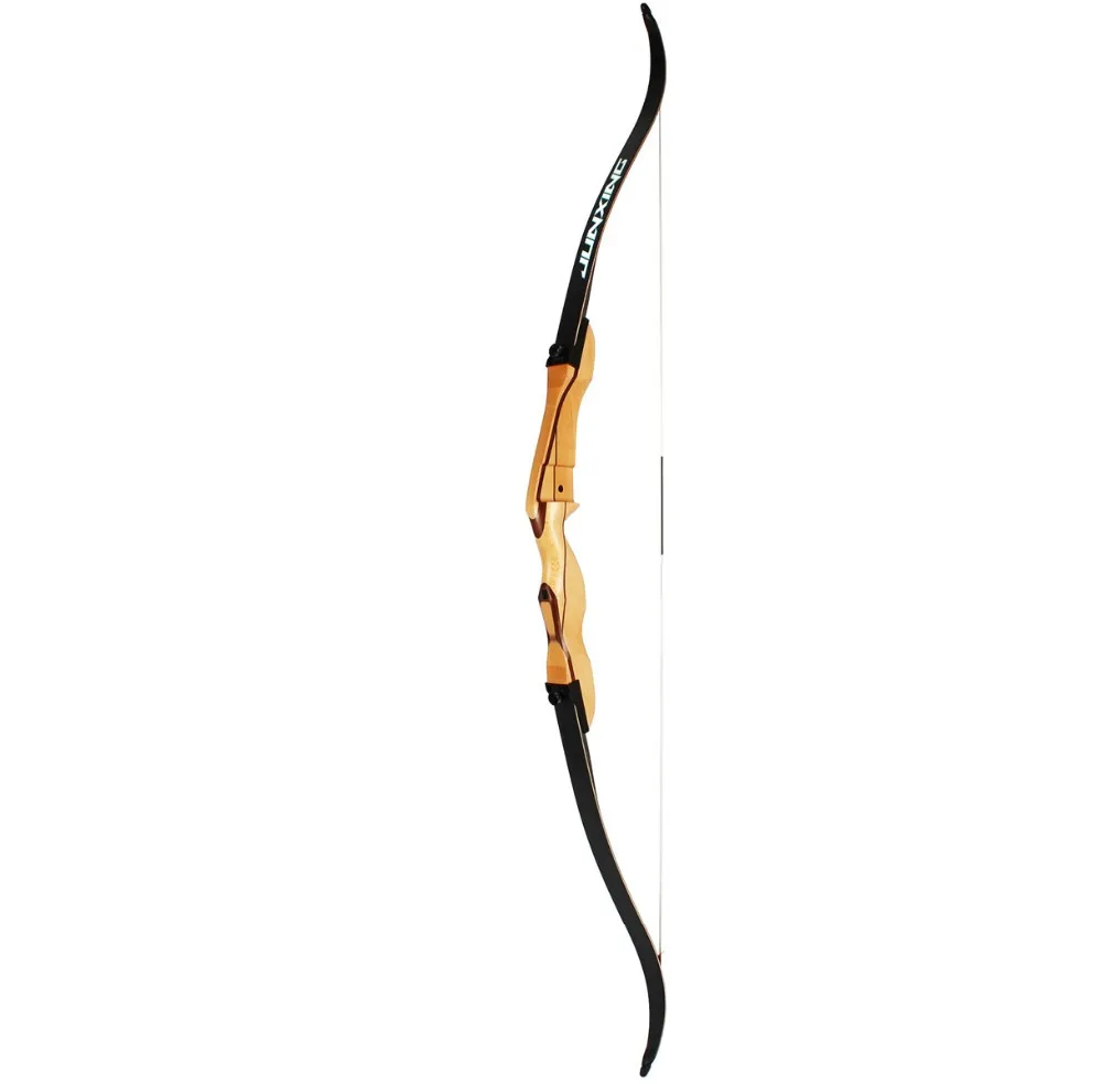 

Junxing F168 wooden riser recurve bow takedown bow, Black
